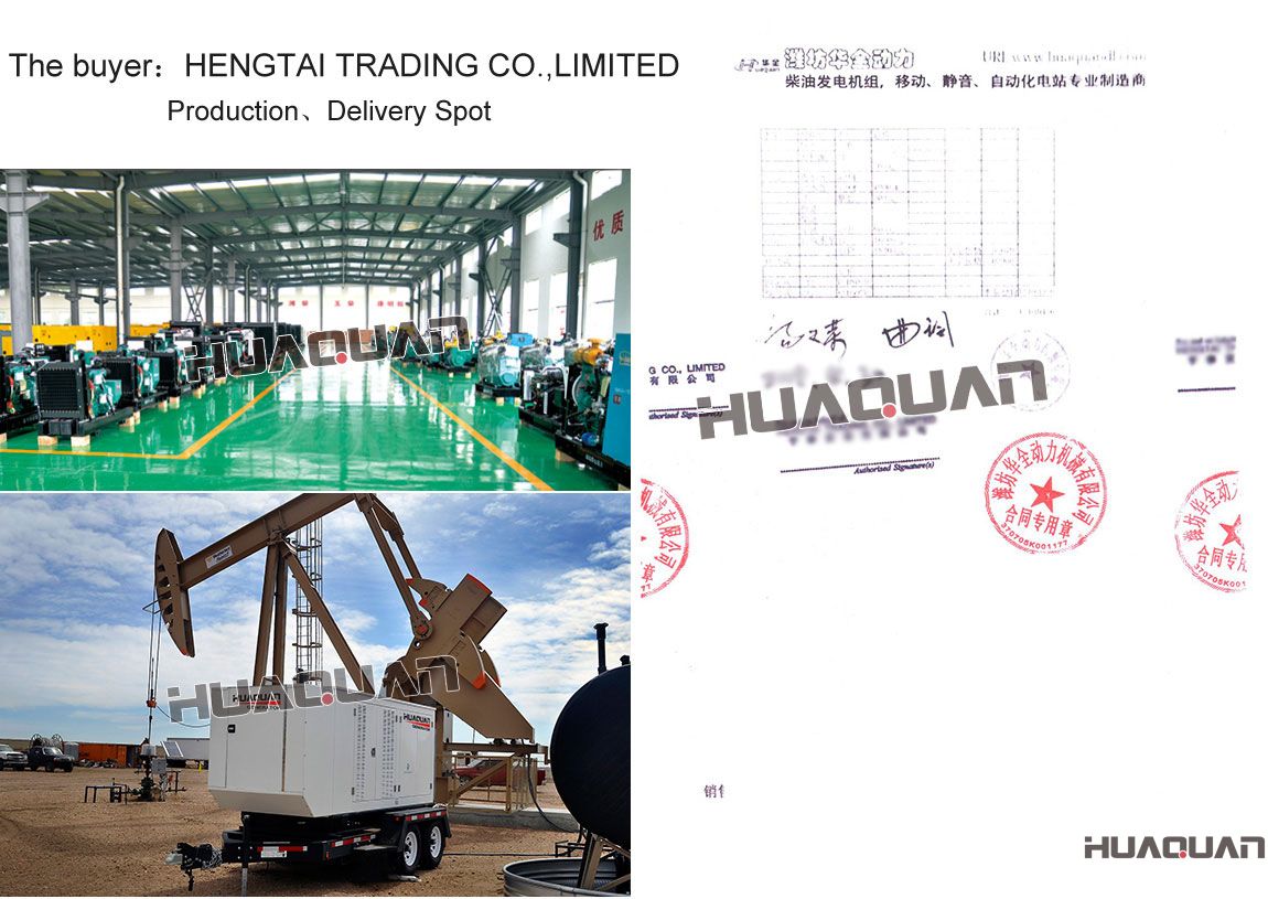 安哥拉客戶購買200kw 100kw 50kw玉柴發電機組 5臺水泵