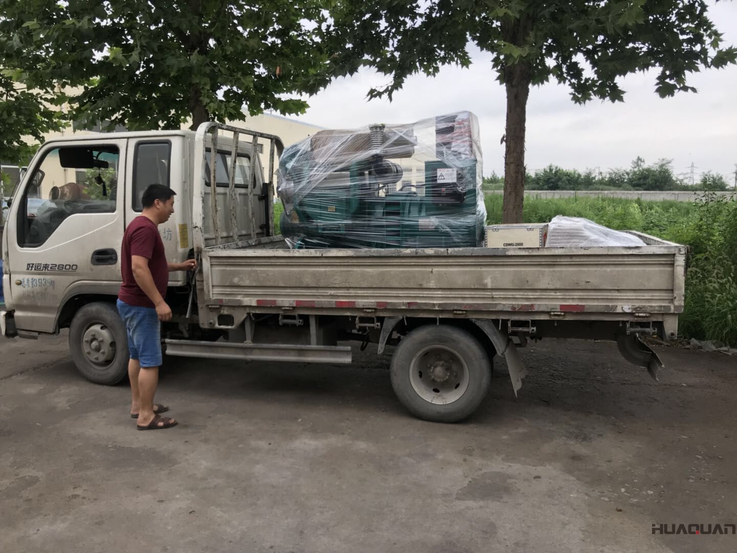 劉先生的一臺HQ75GF標配型柴油機水泵于7月14號已發往山東