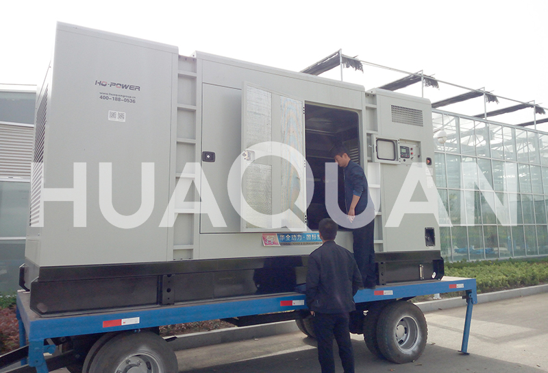 湖北襄陽市道路建設300kW移動式發電機組電站項目