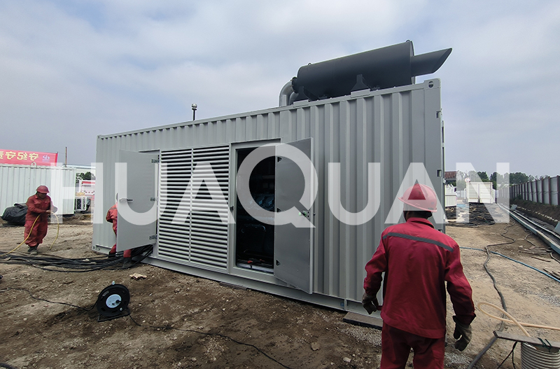 杭州某體育賽事場館2000kw集裝箱發電站項目